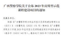 学院积极参与应用型示范课程项目申报