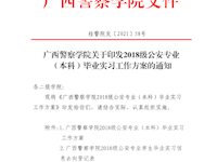 TapTap点点关于印发2018级公安专业（本科）毕业实习工作方案的通知