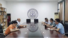 学校财务处到司法应用学院调研