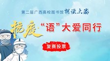 第二届广西高校图书馆朗读大赛复赛投票的通知