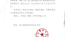 TapTap点点关于2021届校级优秀优秀毕业生名单的公示